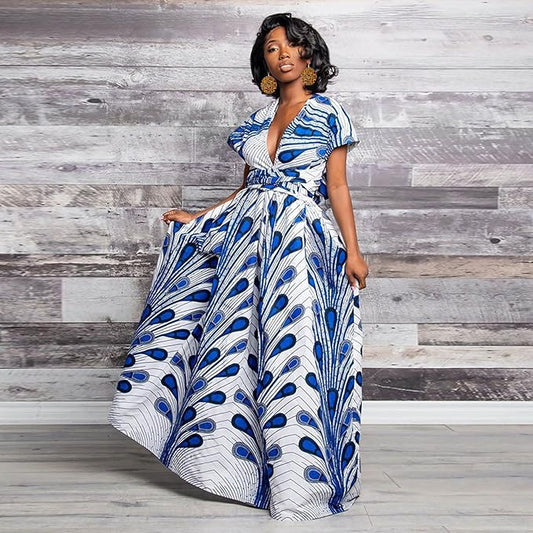 African Dashiki Floral Print